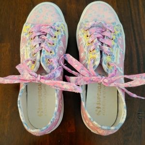 SUPERGA Women's Pink Floral sneakers